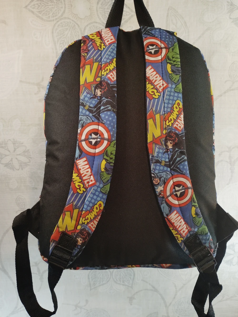 Marvel  Superheroes Multicolor Backpack & School Supplies